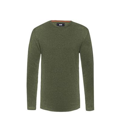 WE Fashion trui van katoenmix green khaki
