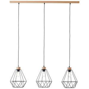 Brilliant 3-lichts hanglamp Drewno 99531/76