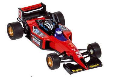 Welly Metalen Auto: Formule 1 Racer Rood 10,7 cm