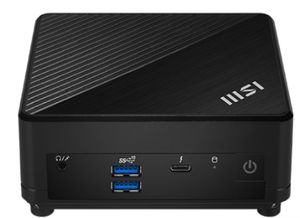 MSI Cubi 12M-001EU i7-1255U mini PC Intel® Core™ i7 16 GB DDR4-SDRAM 512 GB SSD Windows 11 Home Zwart