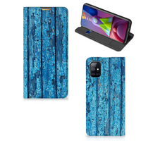 Samsung Galaxy M51 Book Wallet Case Wood Blue