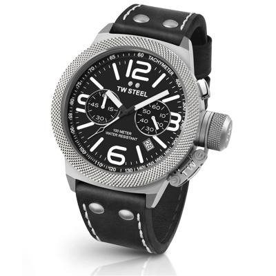 TW Steel Canteen Leather CS3 Chrono 45mm TW Steel Canteen Leather CS3 Chrono 45mm