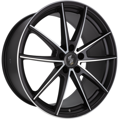 ETA BETA MANAY Mat zwart gepolijst