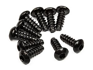 Tp. button head screw m3x8mm (hex socket/10pcs)