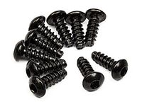 Tp. button head screw m3x8mm (hex socket/10pcs) - thumbnail