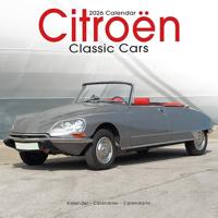Citroen Classic Cars Calendar 2026 Square Car Wall Calendar - 16 Month