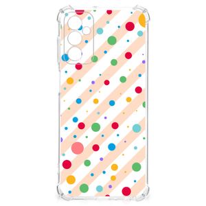 Samsung Galaxy M13 4G | M23 Doorzichtige Silicone Hoesje Dots