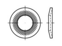 Grendelschijven 10 mm 16.1 mm Verenstaal Verzinkt 250 stuk(s) Alstertaler Schrauben & Präzisionsteile 159415