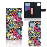 Motorola Moto G 5G Plus Wallet Case met Pasjes Punk Rock