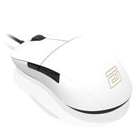 ENDGAME GEAR XM1r Gamingmuis - Optische PixArt PAW3370 sensor - 50 tot 19.000 CPI - 5 knoppen - Kailh GM 8.0 schakelaars - 80 miljoen klikken - USB - ergonomisch - 70g gewicht - Wit