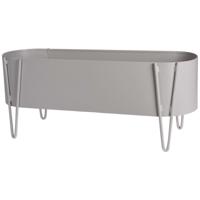 ProGarden Plantenbak 58x20x32 cm mat lichtgrijs