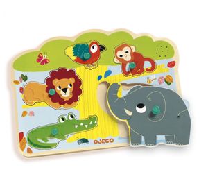 DJECO DJ01708 puzzel Legpuzzel 5 stuk(s) Dieren