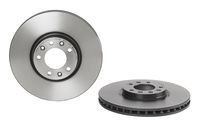 Remschijf COATED DISC LINE BREMBO, Remschijftype: Binnen geventileerd, u.a. für Peugeot, Citroën, Opel, DS, Vauxhall, Toyota - thumbnail