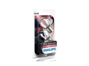 Gloeilamp P21W VisionPlus 21W [12V] (2 stuks) PHILIPS, Spanning (Volt)12V