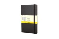 Notitieboek Moleskine pocket 90x140mm ruit 5x5mm hard cover zwart - thumbnail