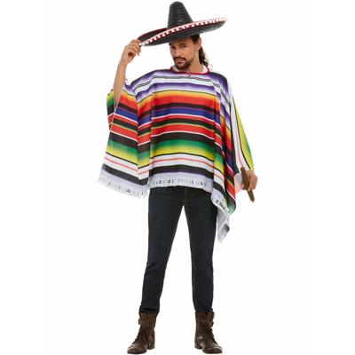 Mexicaanse poncho - verkleedkleding - voor volwassenen - feestartikelen - kostuum Mexicaanse poncho - verkleedkleding - voor volwassenen - feestartikelen - kostuum