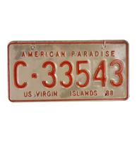 US Virgin Islands Kentekenplaat - 1988 - Origineel