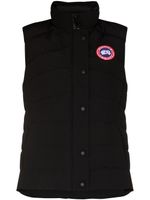 Canada Goose gilet Freestyle matelassé à patch logo - Noir - thumbnail