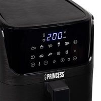 Princess 01.182024.01.001 Airfryer 1350 W Anti-aanbaklaag, Met display, Oververhittingsbeveiliging, Timerfunctie Zwart - thumbnail