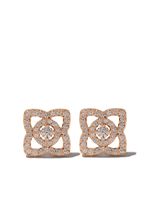 De Beers Jewellers puces d'oreilles Enchanted Lotus en or rose 18ct et diamants