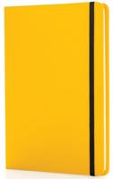 XD Collection notitieboek hardcover A5 polyurethaan geel