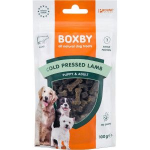 Boxby Cold Pressed Lamb (lam) hondensnack 6 x 100 g