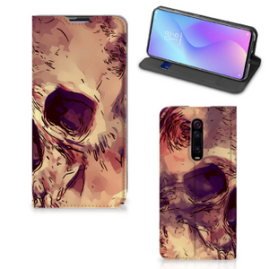 Mobiel BookCase Xiaomi Redmi K20 Pro Skullhead