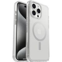 OtterBox Symmetry Clear voor MagSafe doorzichtige hoes voor iPhone 15 Pro Max, schokbestendig, valbestendig, dunne beschermende hoes, 3x getest volgens militaire standaard, Transparent
