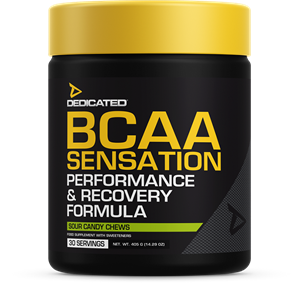 Dedicated Nutrition BCAA Sensation Sour Candy Chews (345 gr)