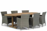 Garden Collections Dublin/Brighton 240 cm ovaal dining tuinset 7-delig