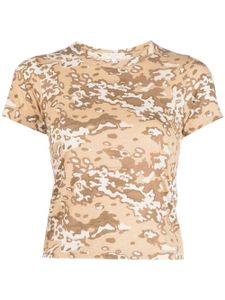 rag & bone t-shirt à imprimé camouflage - Marron