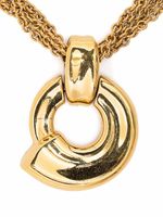 Monet Pre-Owned collier à pendentif oversize (années 1990) - Or