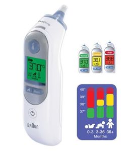 Braun IRT 6520 Thermoscan 7 Infrarood koortsthermometer Voorverwarmde meetpunt