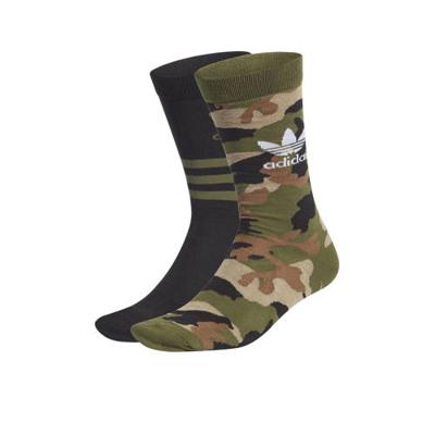 adidas Originals Adicolor sokken - set van 2 kaki/zwart adidas Originals Adicolor sokken - set van 2 kaki/zwart