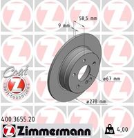 Remschijf Coat Z 400365520