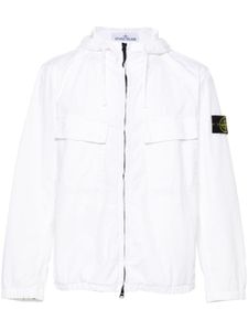 Stone Island veste à badge Compass - Blanc