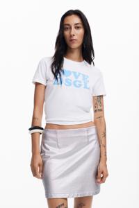 Love Desigual T-shirt - WHITE - S