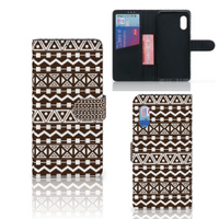 Samsung Xcover Pro Telefoon Hoesje Aztec Brown - thumbnail