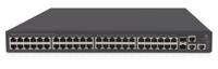 HPE 1950-48G-2SFP+-2XGT-PoE+ - Switch - L3 - Beheerd - 48 x 10/100/1000 (PoE+) + 2 x Gigabit SFP / 10 Gigabit SFP+ + 2 x 10Gb Ethernet - rack-uitvoering - PoE+ (370 W)