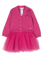 Liu Jo Kids jupe en tulle à taille élastiquée - Rose