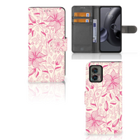 Motorola Edge 30 Neo Hoesje Pink Flowers