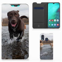 Samsung Galaxy A40 Hoesje maken Honden Labrador - thumbnail