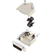 encitech DTPK-M-15-DMP-K 6355-0031-02 D-sub male connectorset 180 ° Aantal polen: 15 Soldeerkelk 1 set(s)