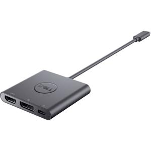 Dell USB-C, Monitor Adapter [1x USB-C stekker - 1x HDMI-bus, DisplayPort bus, USB-C bus] Dell Adapter USB-C to HDMI/DP with Power 0.18 m