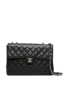 CHANEL Pre-Owned sac porté épaule Jumbo Flap (2000) - Noir