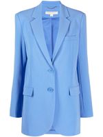 Michael Michael Kors blazer boutonné à revers crantés - Bleu