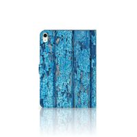 iPad Air (2020/2022) 10.9 inch Tablet Book Cover Wood Blue - thumbnail