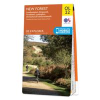 Wandelkaart - Topografische kaart OL22 OS Explorer Map New Forest | Or