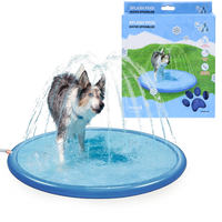 Coolpets splash zwembad sproeier blauw hondenspeelgoed