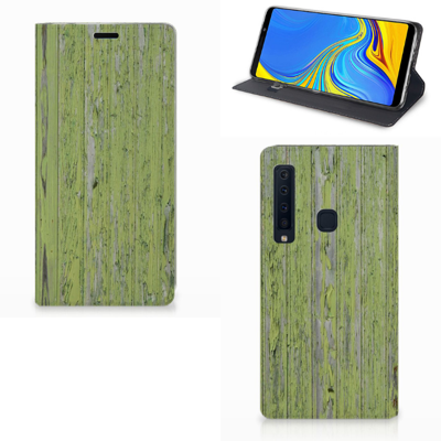 Samsung Galaxy A9 (2018) Book Wallet Case Green Wood